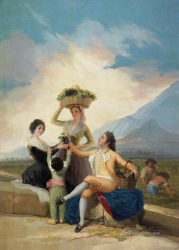 Otoño o Vendimia Francisco de Goya Pinturas al óleo